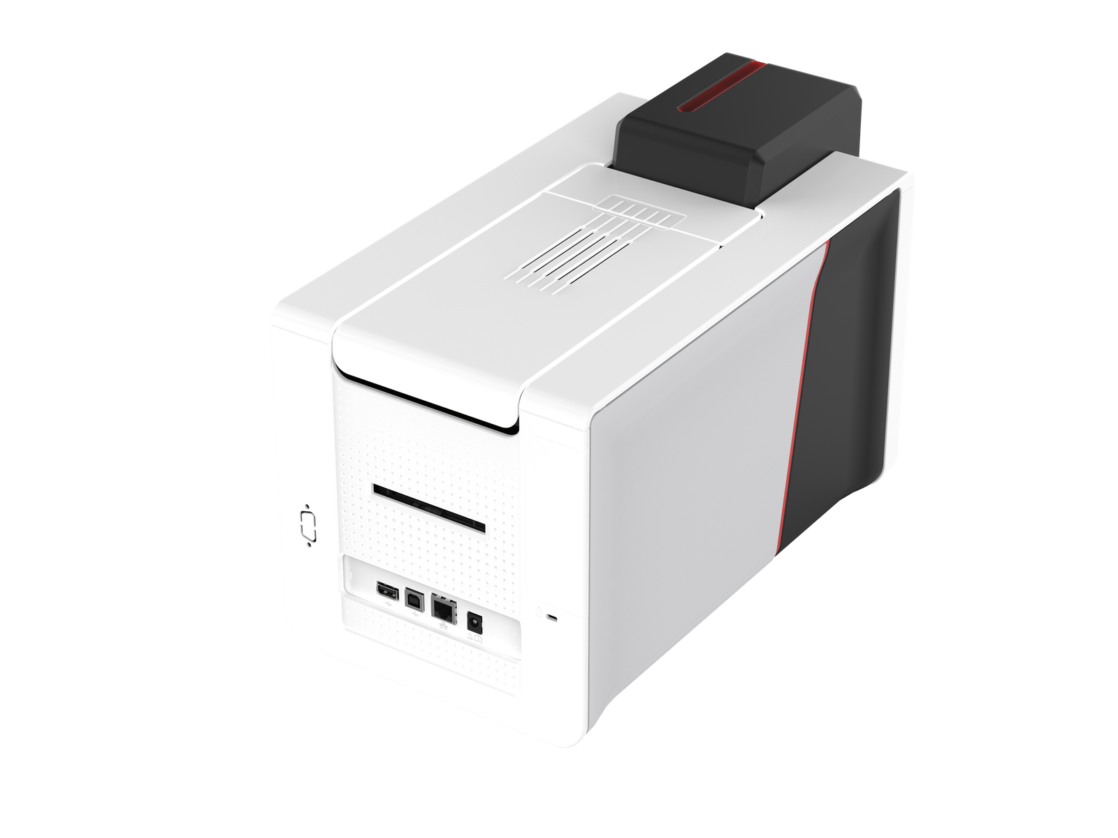 Evolis Primacy 2 — vista superior com conectores